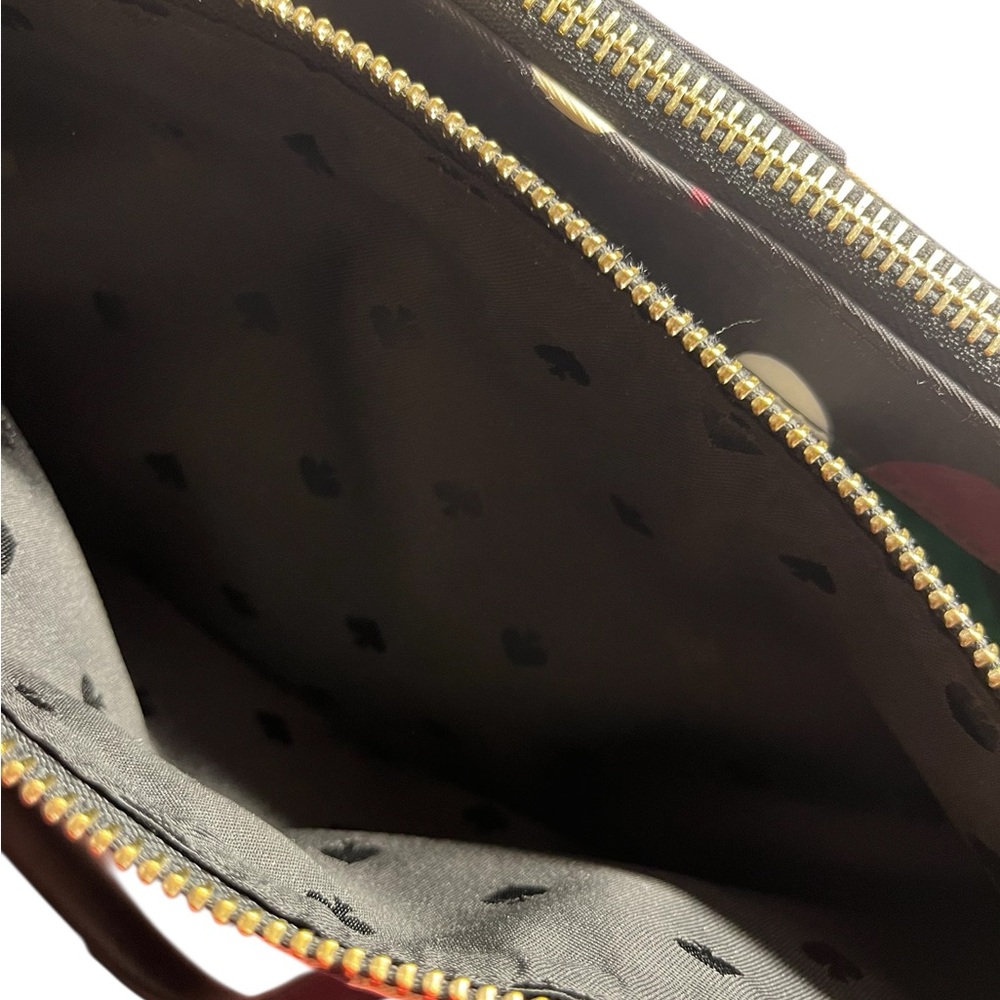 Kate Spade Black Tote with Floral Accents - Picture 5 of 6